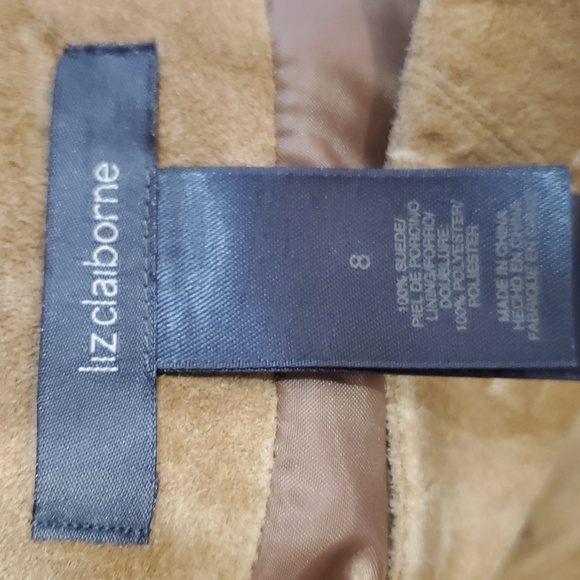 Liz Claiborne Suede Skirt Size 8 - Picture 7 of 8